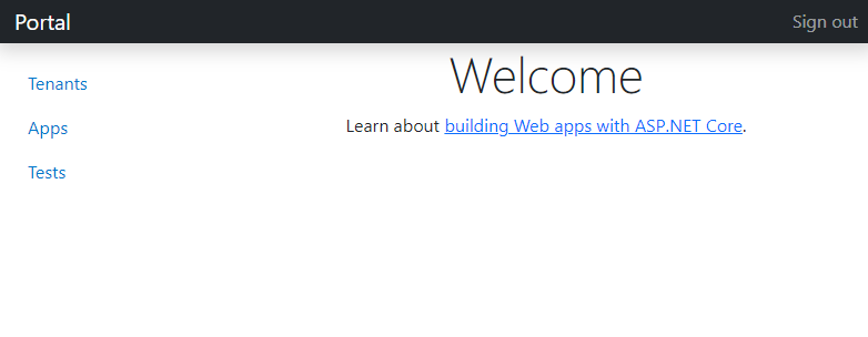 Welcome Page