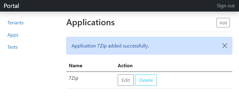 Save Application